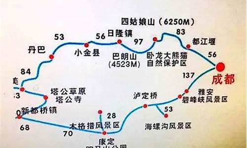 318小环线自驾游路线图_318小环线自