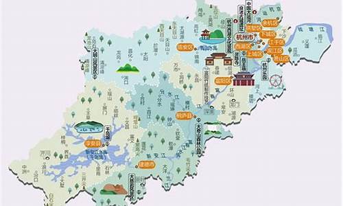 杭州旅游景点地图_杭州旅游景点地图全图